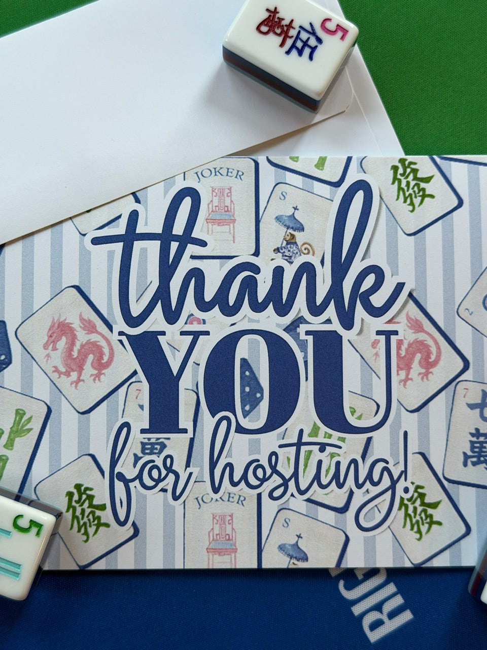 Mahjong Thank you Notes | Set of 8