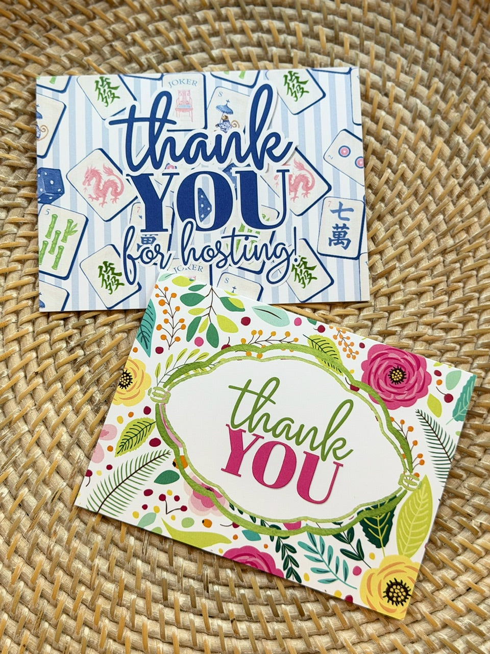 Mahjong Thank you Notes | Set of 8