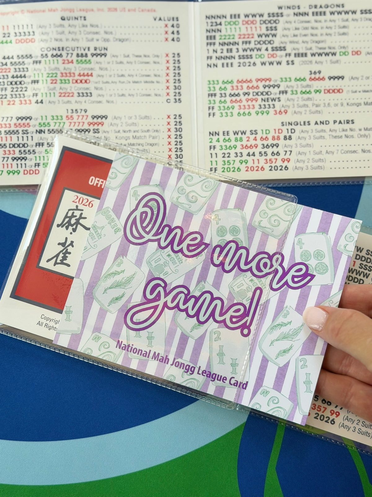 One More Game Card Cover