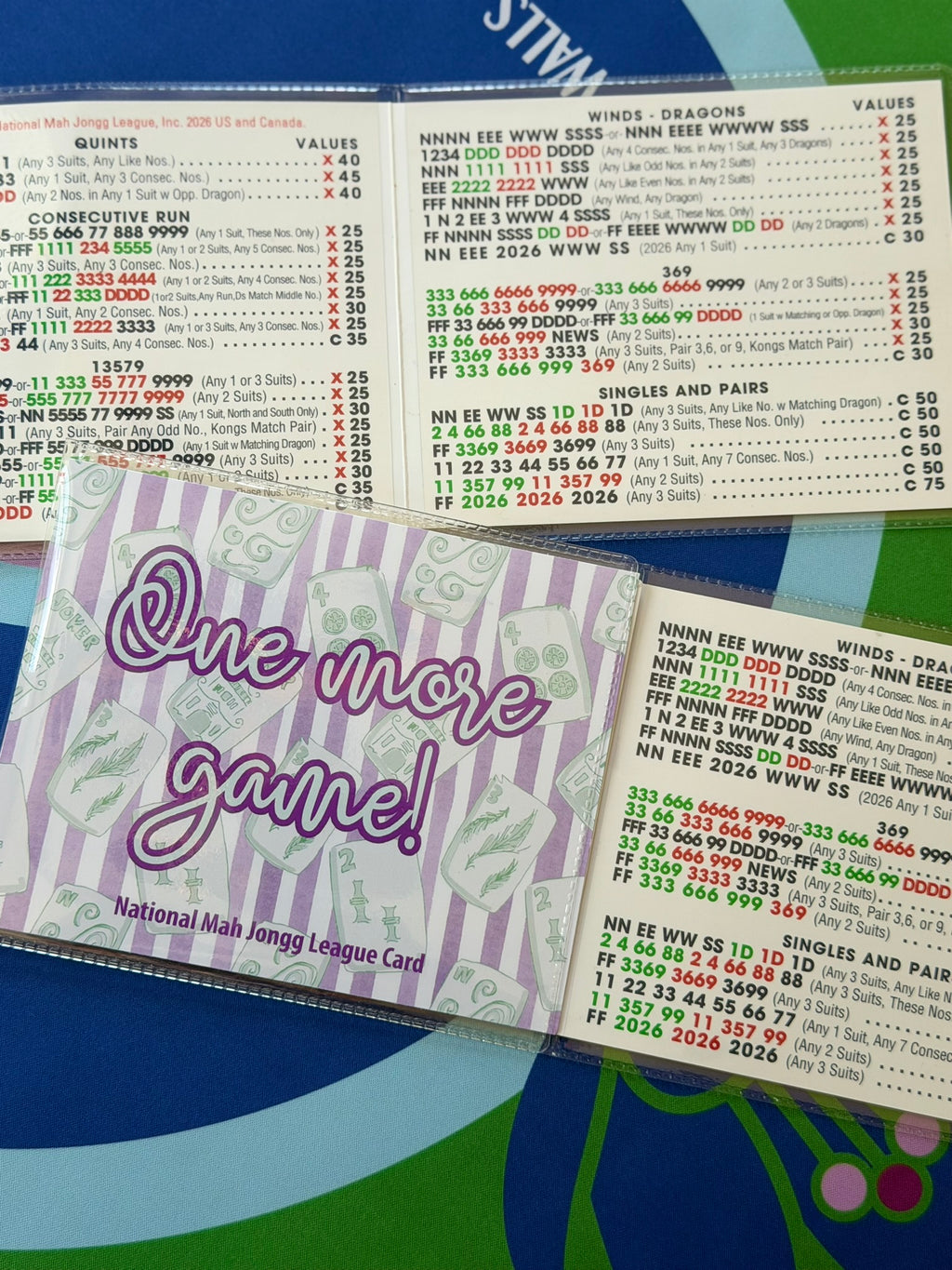 One More Game Card Cover